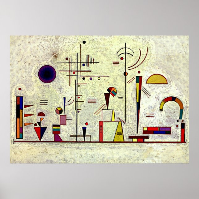 Kandinsky - Ernsthafter Spaß Poster (Vorne)