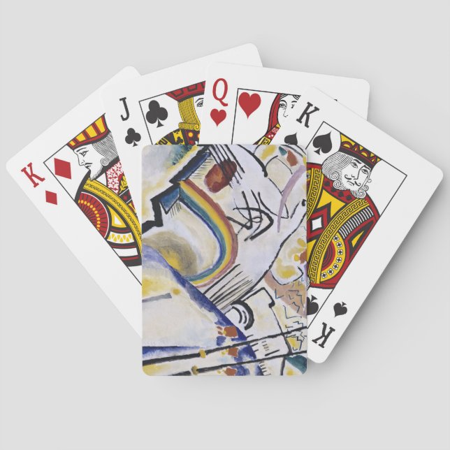 Kandinsky Expressionist Absract Painting Cossacks Spielkarten (Rückseite)