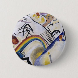 Kandinsky Expressionist Abstrakt Painting Cossack Button