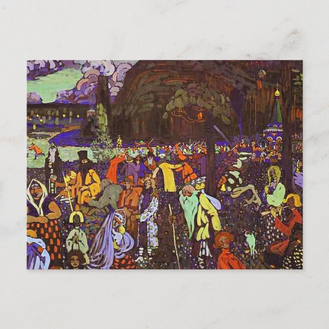 Kandinsky - Farbige Leben, Postkarte (Vorderseite)