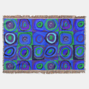 Kandinsky Farbstudie Blaue Quadrate Kreis Decke