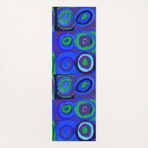 Kandinsky Farbstudie Blaue Quadrate Kreis Yogamatte