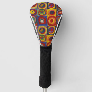 Kandinsky Farbstudie Quadrate Farbige Quadrate Golf Headcover