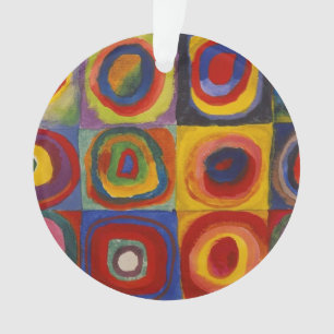Kandinsky Farbstudie Quadrate Farbige Quadrate Ornament