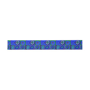 Kandinsky Farbstudien Blue Quadrate Square Circle Einladungsbanderole