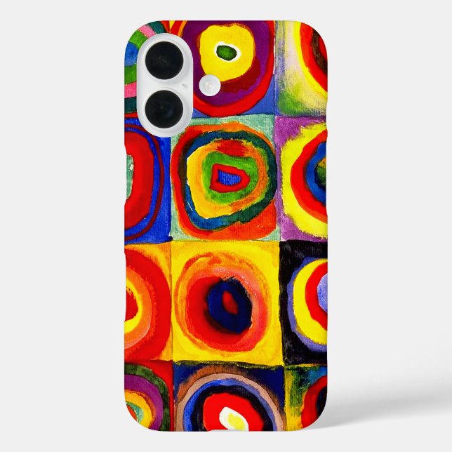 Kandinsky Farbstudien Quadrate Quadrate Quadrate Z Case-Mate iPhone Hülle (Rückseite)