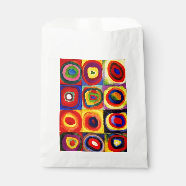 Kandinsky Farbstudien Quadrate Quadrate Quadrate Z Geschenktütchen (Vorderseite)