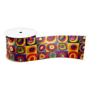 Kandinsky Farbstudien Quadrate Quadrate Quadrate Z Satinband