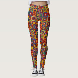 Kandinsky Farbstudium Quadrate Leggings