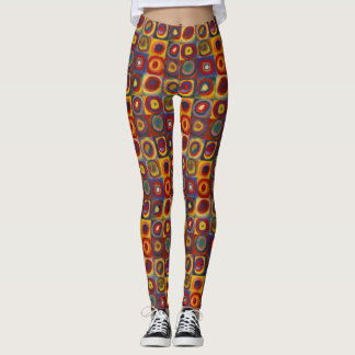 Kandinsky Farbstudium Quadrate Leggings