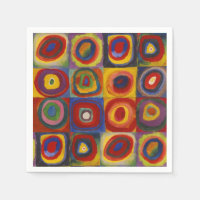 Kandinsky Farbstudium Quadrate