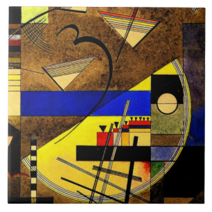 Kandinsky - Festes III, abstrakte Kunst Fliese