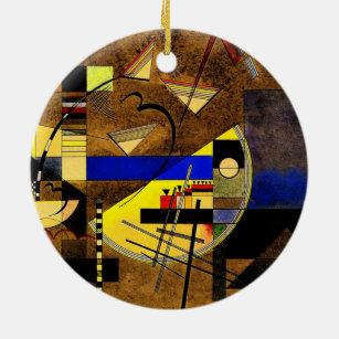 Kandinsky - Festes III, abstrakte Kunst Keramik Ornament