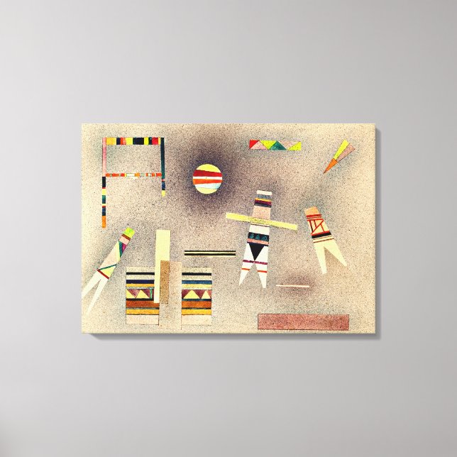 Kandinsky - Flug, abstrakte Kunstwerke Leinwanddruck (Vorderseite)