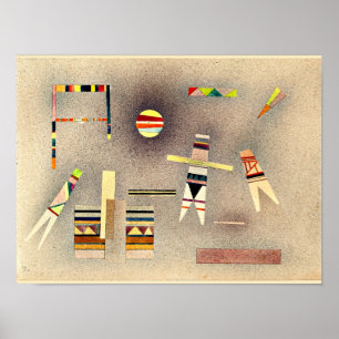 Kandinsky - Flug, abstrakte Kunstwerke Poster