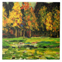 Kandinsky - Forest Edge, colorful painting