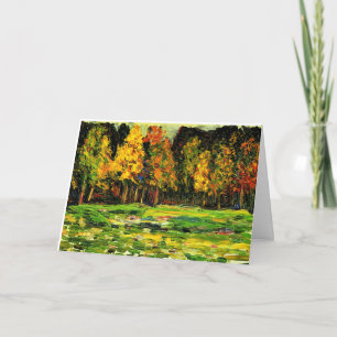 Kandinsky - Forest Edge, colorful painting Karte