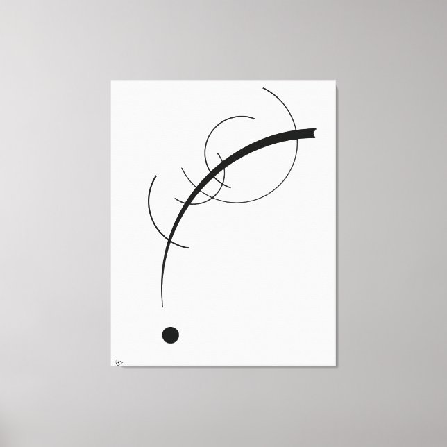 KANDINSKY - FREIER KURVE - 1925 - LEINWANDDRUCK (Vorderseite)