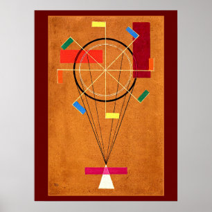 Kandinsky - Fröhliche, abstrakte Malerei, Poster