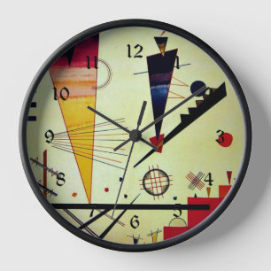 Kandinsky - Fröhliche Struktur Uhr