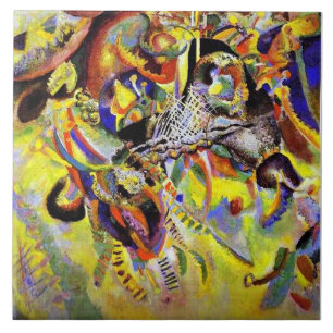 Kandinsky - Fuge, abstrakte Malerei, Fliese