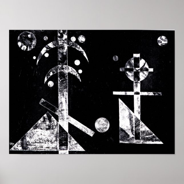 Kandinsky - Fur Nina zu Weihnachten Poster (Vorne)