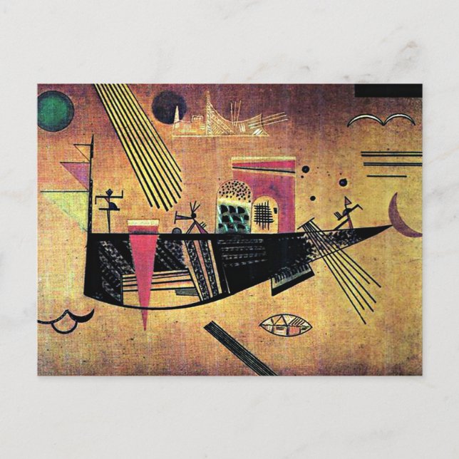 Kandinsky - Geistige Postkarte (Vorderseite)
