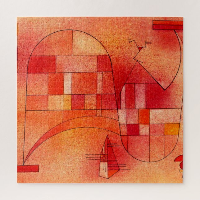 Kandinsky - Gelb Rosa Puzzle (Vertikal)