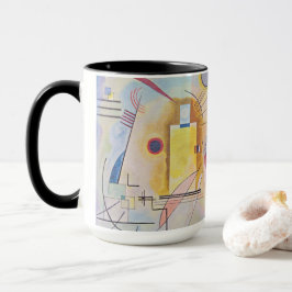 Kandinsky Gelb Rot Blau Abstrakter Magic-Becher Tasse