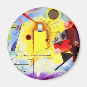 Kandinsky Gelb Rot Blau Magnet