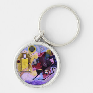 Kandinsky, gelb-rot-blau. schlüsselanhänger