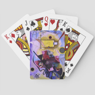 Kandinsky Gelb. Spielkarten