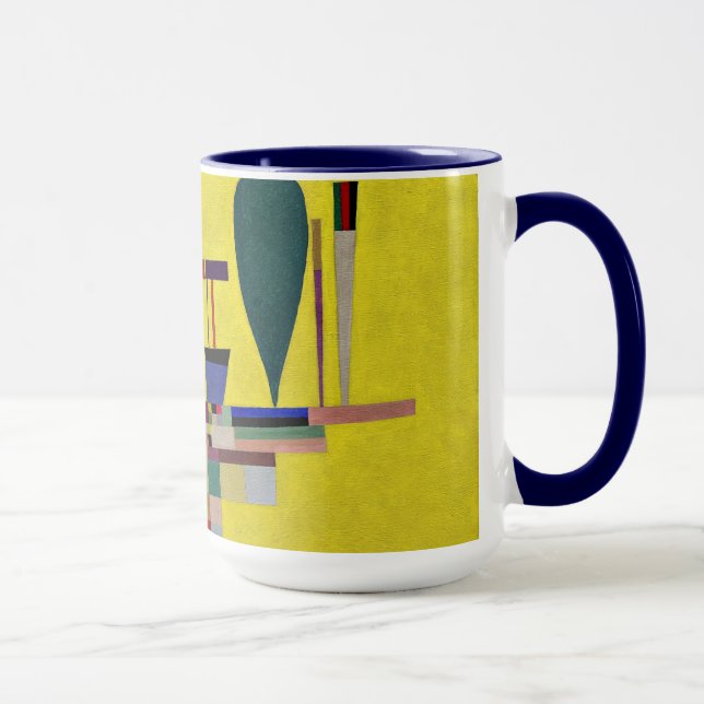 Kandinsky - Gelbe Malerei Tasse (Rechts)
