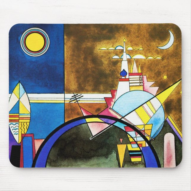 Kandinsky großes Tor der Kiew-Mausunterlage Mousepad (Vorne)