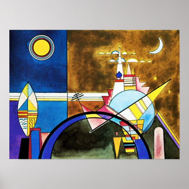 Kandinsky Großes Tor Kiew Poster (Vorne)