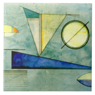 Kandinsky - Haze, abstrakte Kunstwerke, Fliese
