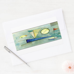 Kandinsky - Haze, abstrakte Kunstwerke, Rechteckiger Aufkleber