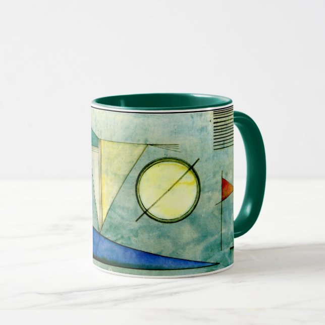 Kandinsky - Haze, abstrakte Kunstwerke, Tasse (VorderseiteRechts)