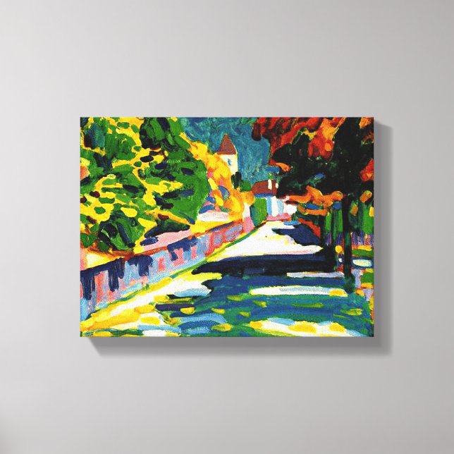 Kandinsky - Herbst in Bayern, Leinwanddruck (Vorderseite)