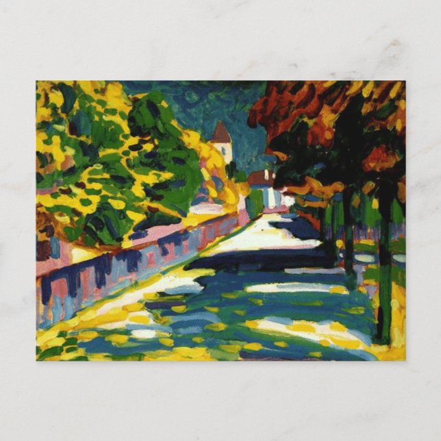 Kandinsky - Herbst in Bayern Postkarte (Vorderseite)