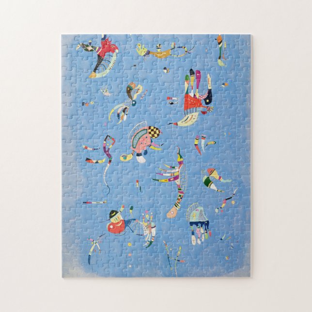 Kandinsky Himmel-Blau-Puzzlespiel Puzzle (Vertikal)