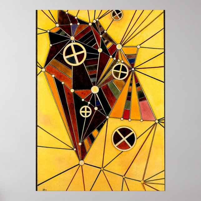 Kandinsky - Im Netzwerk Poster (Vorne)