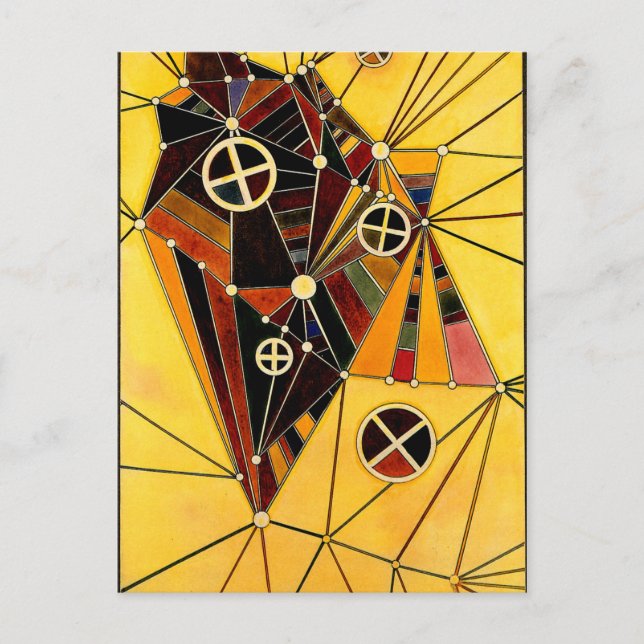 Kandinsky - Im Netzwerk Postkarte (Vorderseite)