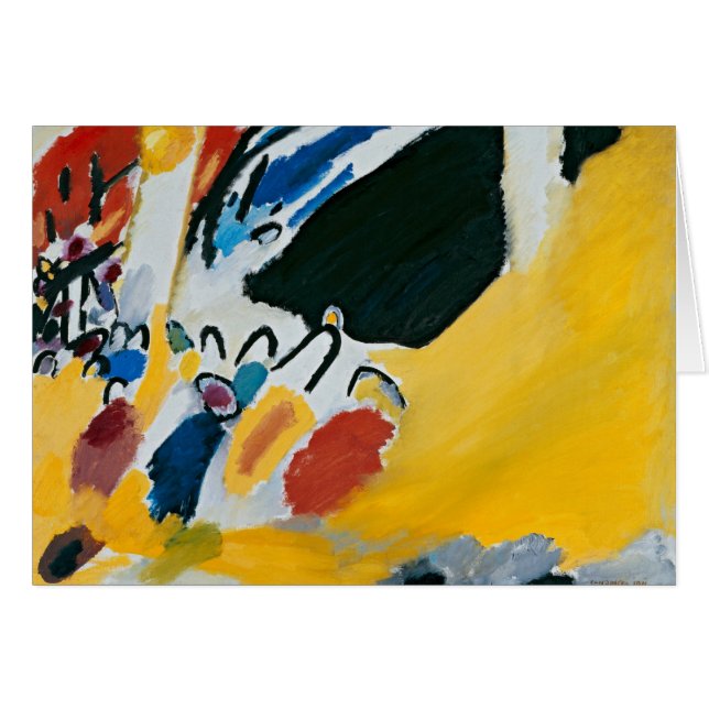 Kandinsky Impression III Konzert Abstrakte Malerei (Vorderseite (Horizontal))