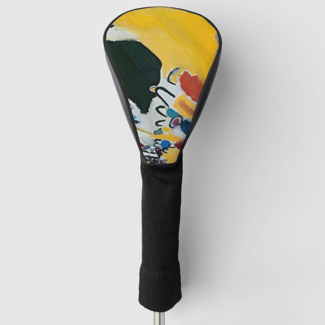 Kandinsky Impression III Konzert Abstrakte Malerei Golf Headcover (Vorderseite)