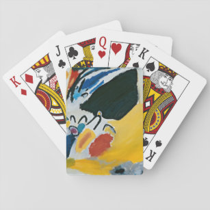 Kandinsky Impression III Konzert Abstrakte Malerei Spielkarten