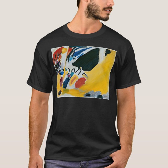 Kandinsky Impression III Konzert Abstrakte Malerei T-Shirt (Vorderseite)