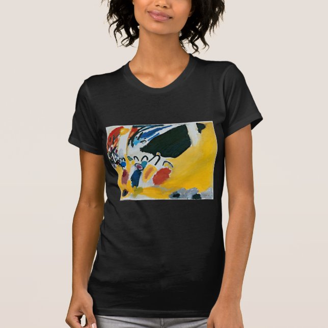 Kandinsky Impression III Konzert Abstrakte Malerei T-Shirt (Vorderseite)