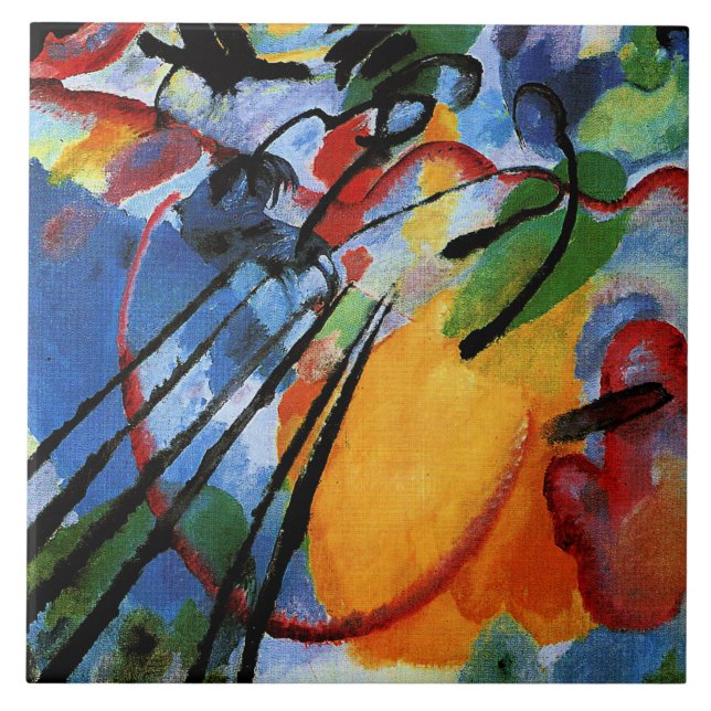 Kandinsky - Improvisation 26, Fliese (Vorderseite)