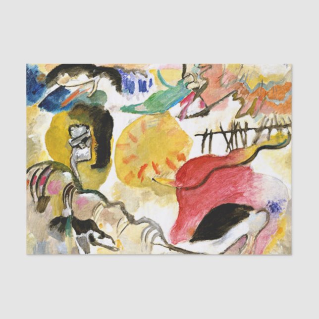 Kandinsky - Improvisation 27 Seidenpapier (Vorderseite)